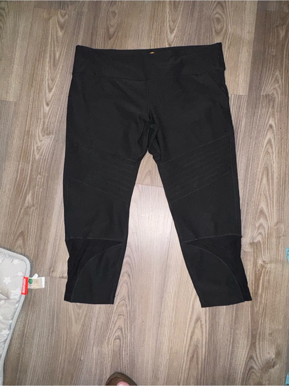 Avia Black High-Waist Cropped Leggings